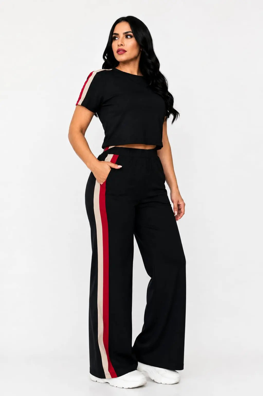 Conjunto Deportivo Dama de Franja Lateral