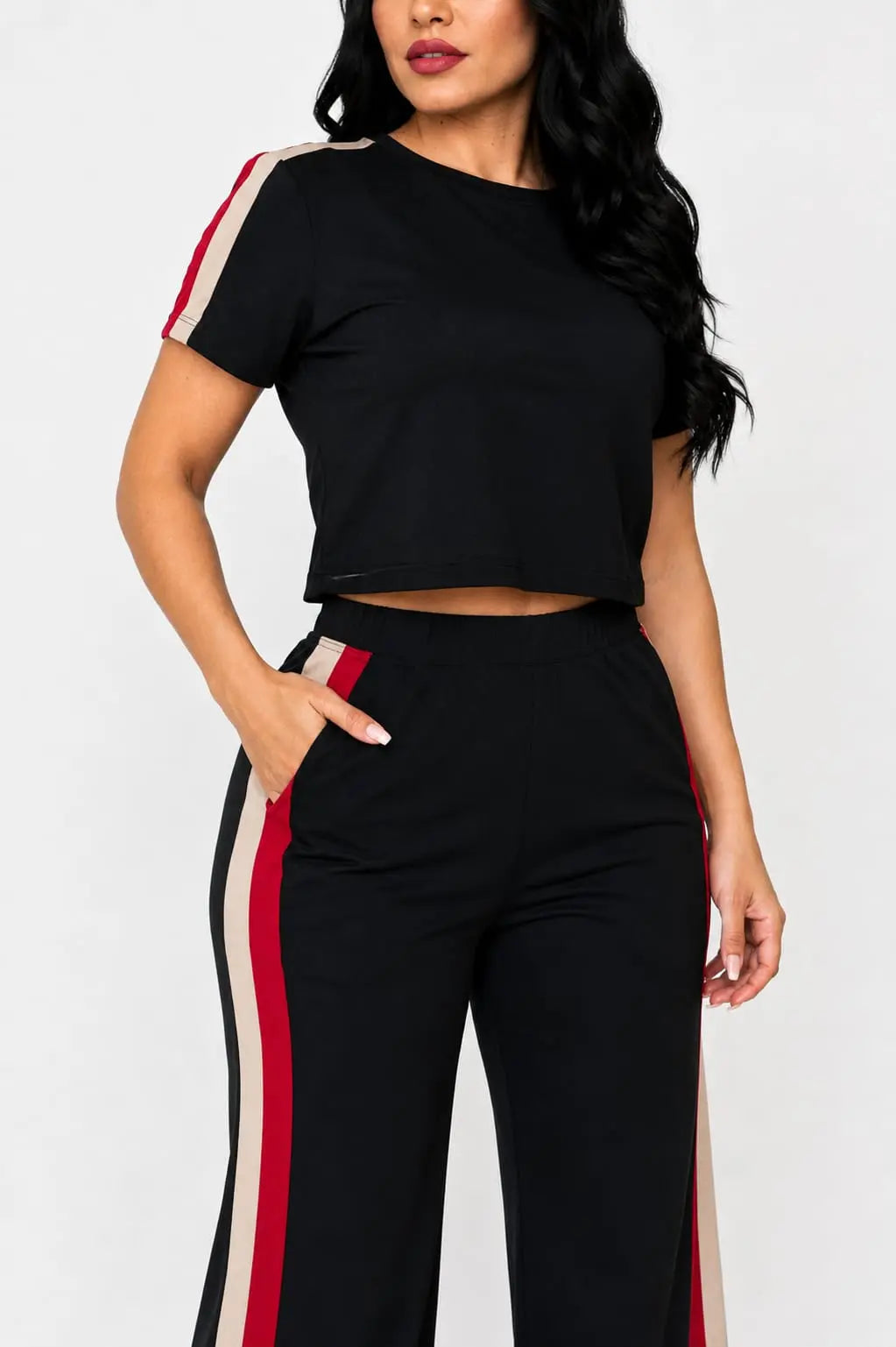 Conjunto Deportivo Dama de Franja Lateral