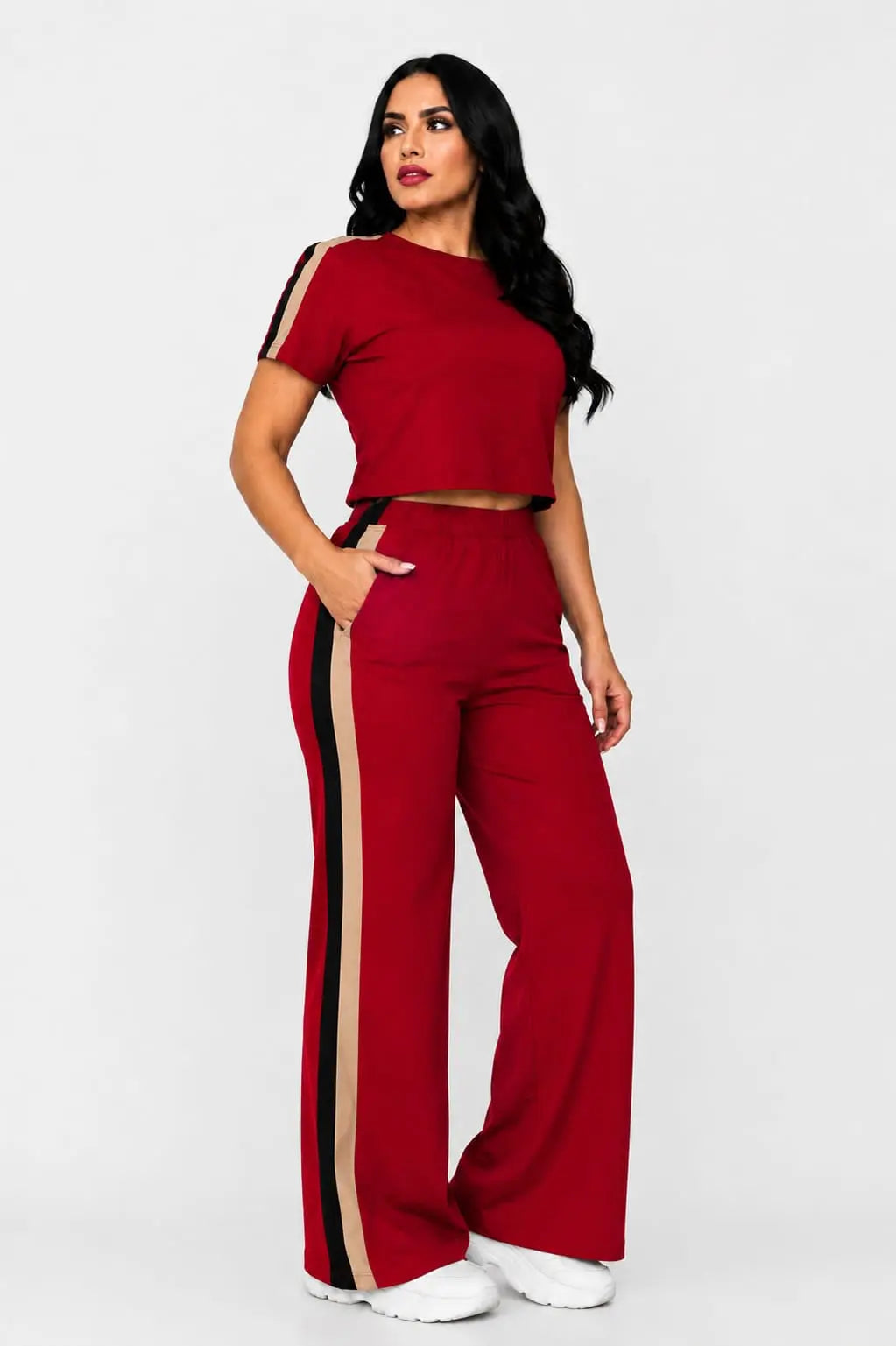 Conjunto Deportivo Dama de Franja Lateral