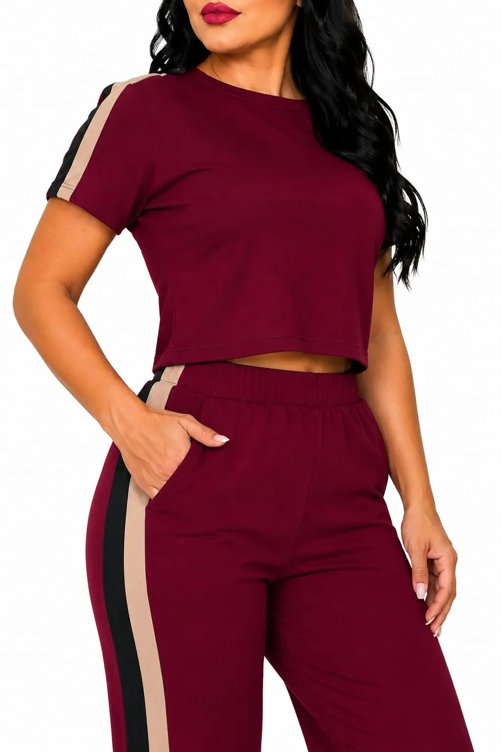 Conjunto Deportivo Dama de Franja Lateral