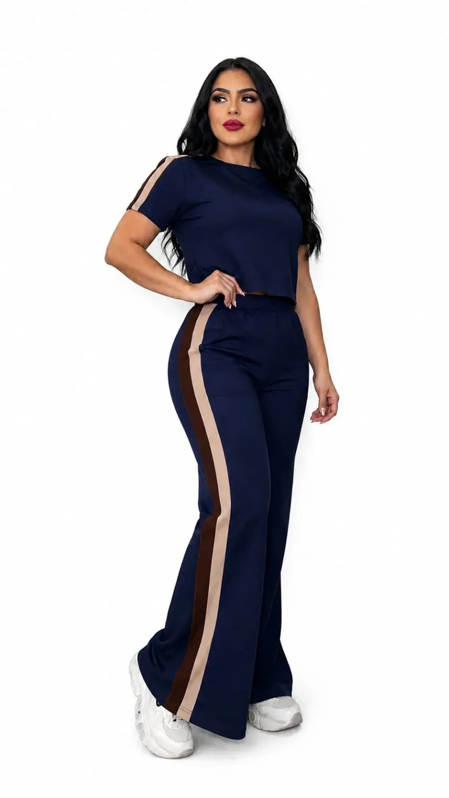 Conjunto Deportivo Dama de Franja Lateral