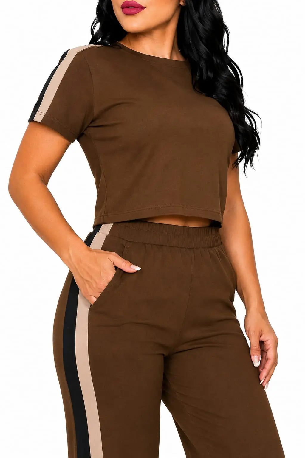 Conjunto Deportivo Dama de Franja Lateral