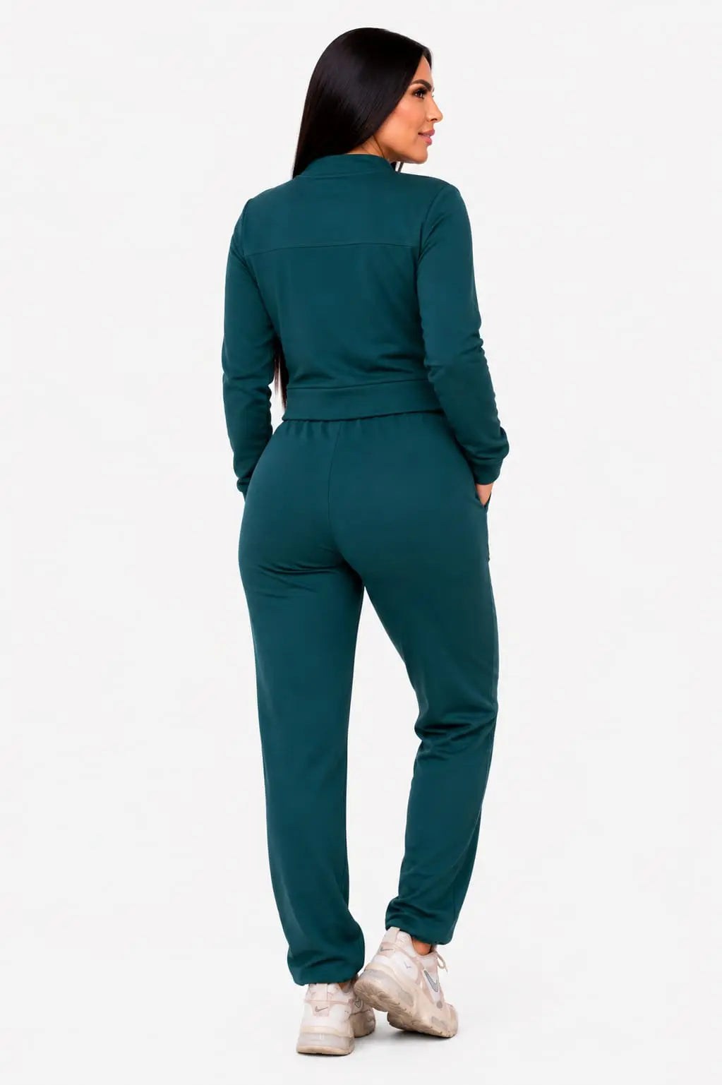 Conjunto Deportivo Dama · Chaqueta con Cierre + Pantalón