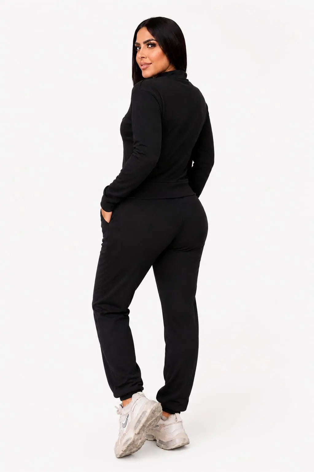 Conjunto Deportivo Dama · Chaqueta con Cierre + Pantalón