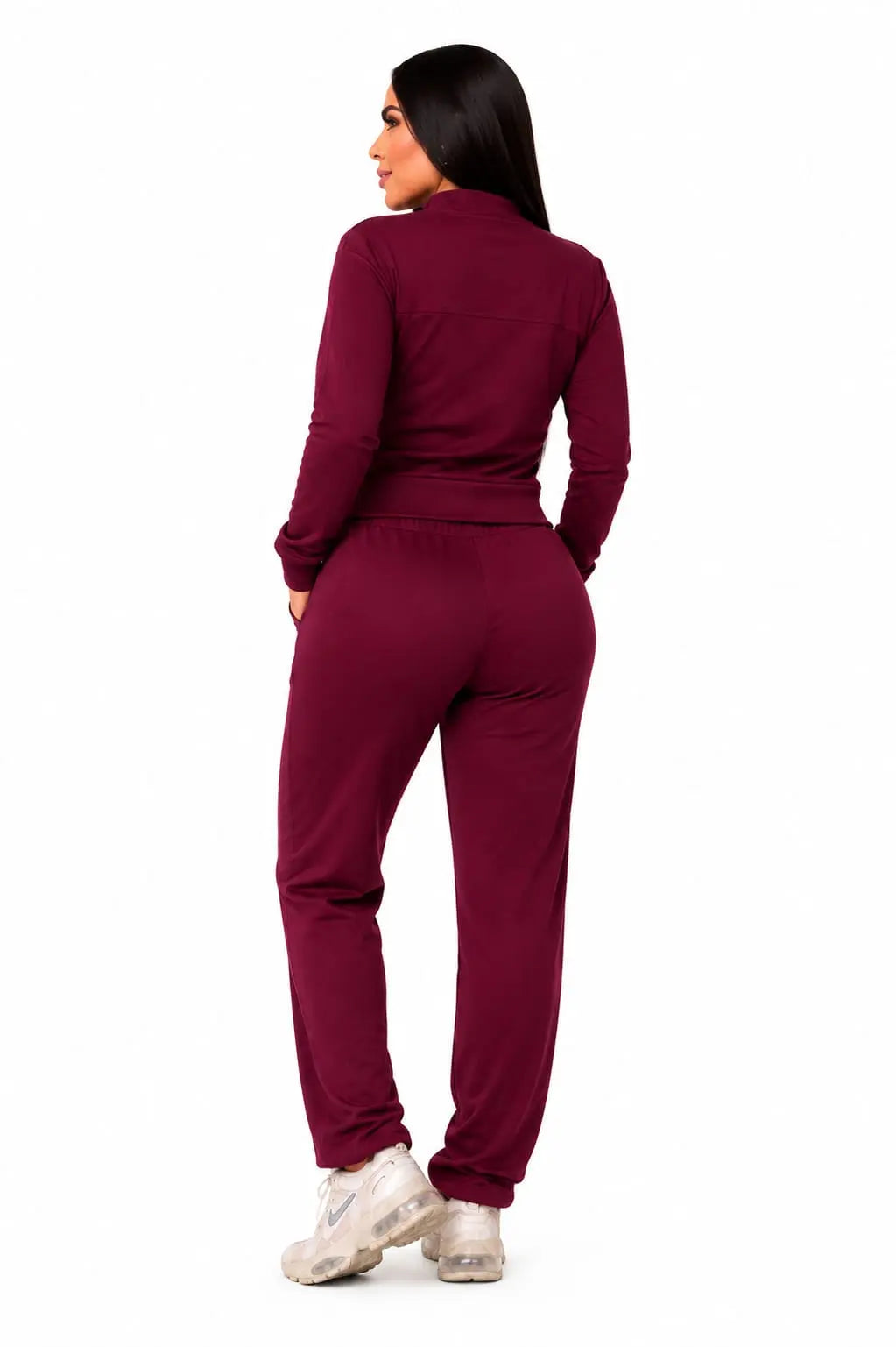 Conjunto Deportivo Dama · Chaqueta con Cierre + Pantalón