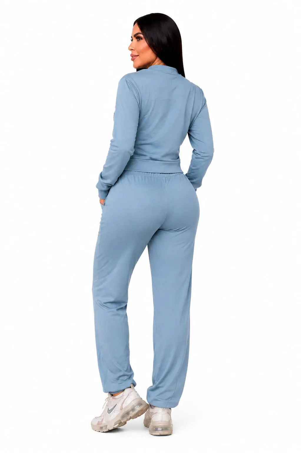 Conjunto Deportivo Dama · Chaqueta con Cierre + Pantalón