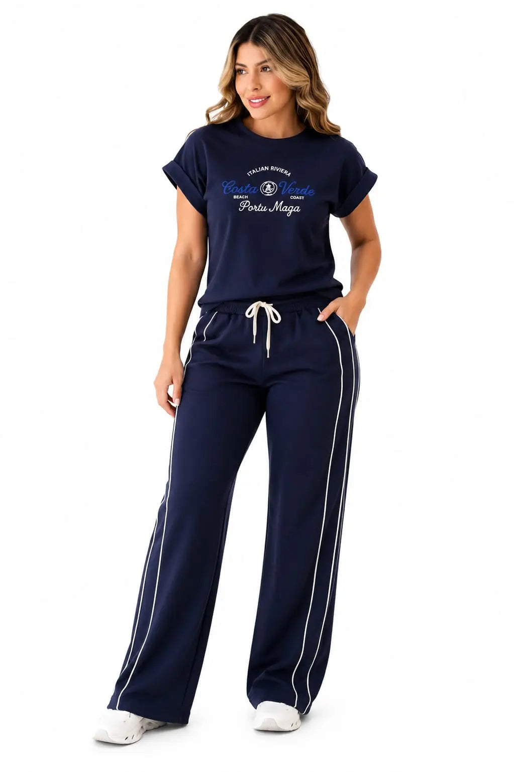 Conjunto Deportivo Dama · Camiseta Estampada